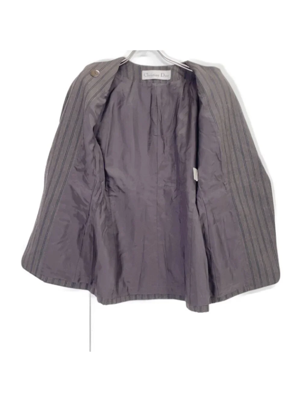Dior Vintage Deformed Color Tailored Jacket Pencil Skirt